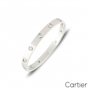 cartier love platinum bracelet